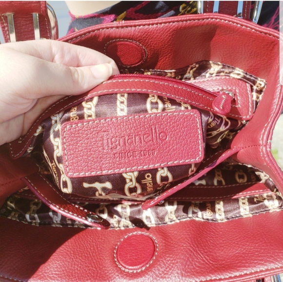 Tiganello Red Leather Purse - Picture 4 of 4